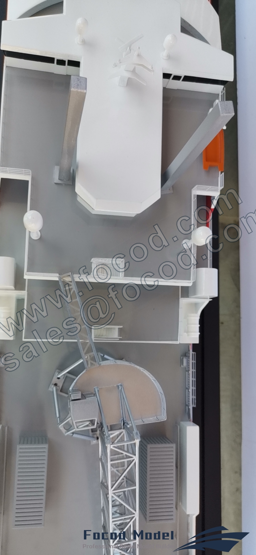 custom made model of 76M CREW TRANSFER VESEL